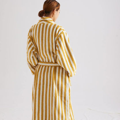 Beach Villa Striped Bathrobe Unisex Collection