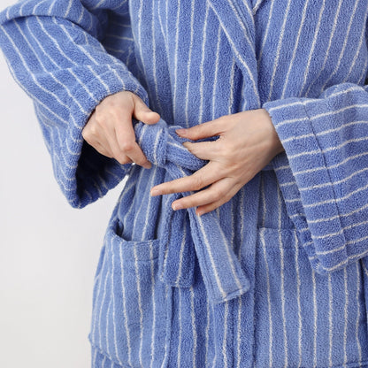 Coastal Striped Bathrobe