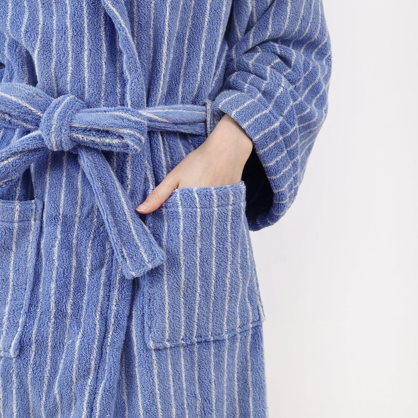 Coastal Striped Bathrobe