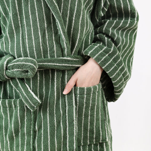 Coastal Striped Bathrobe