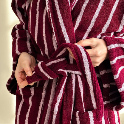 Lisbon Stripe Bathrobe Unisex Collection