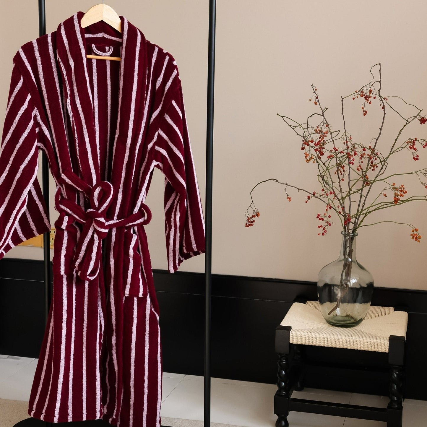 Lisbon Stripe Bathrobe Unisex Collection