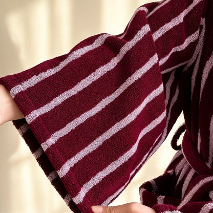 Lisbon Stripe Bathrobe Unisex Collection