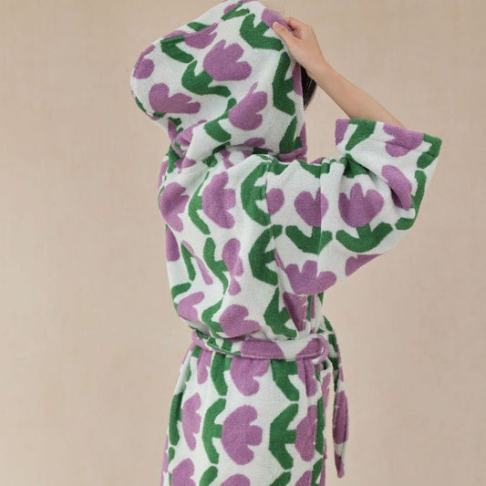 Tulip Heart Bathrobe