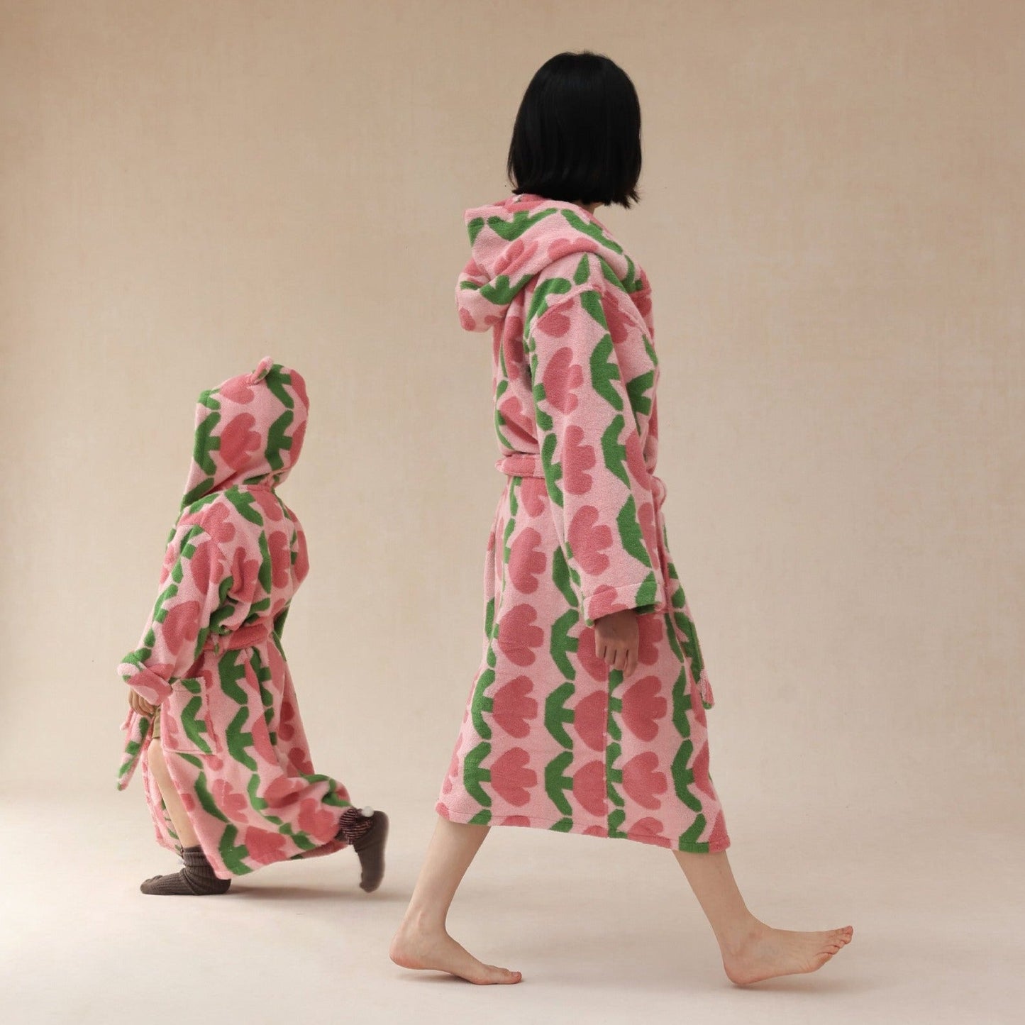 Tulip Heart Bathrobe